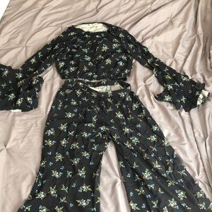 2 piece jumpsuit set